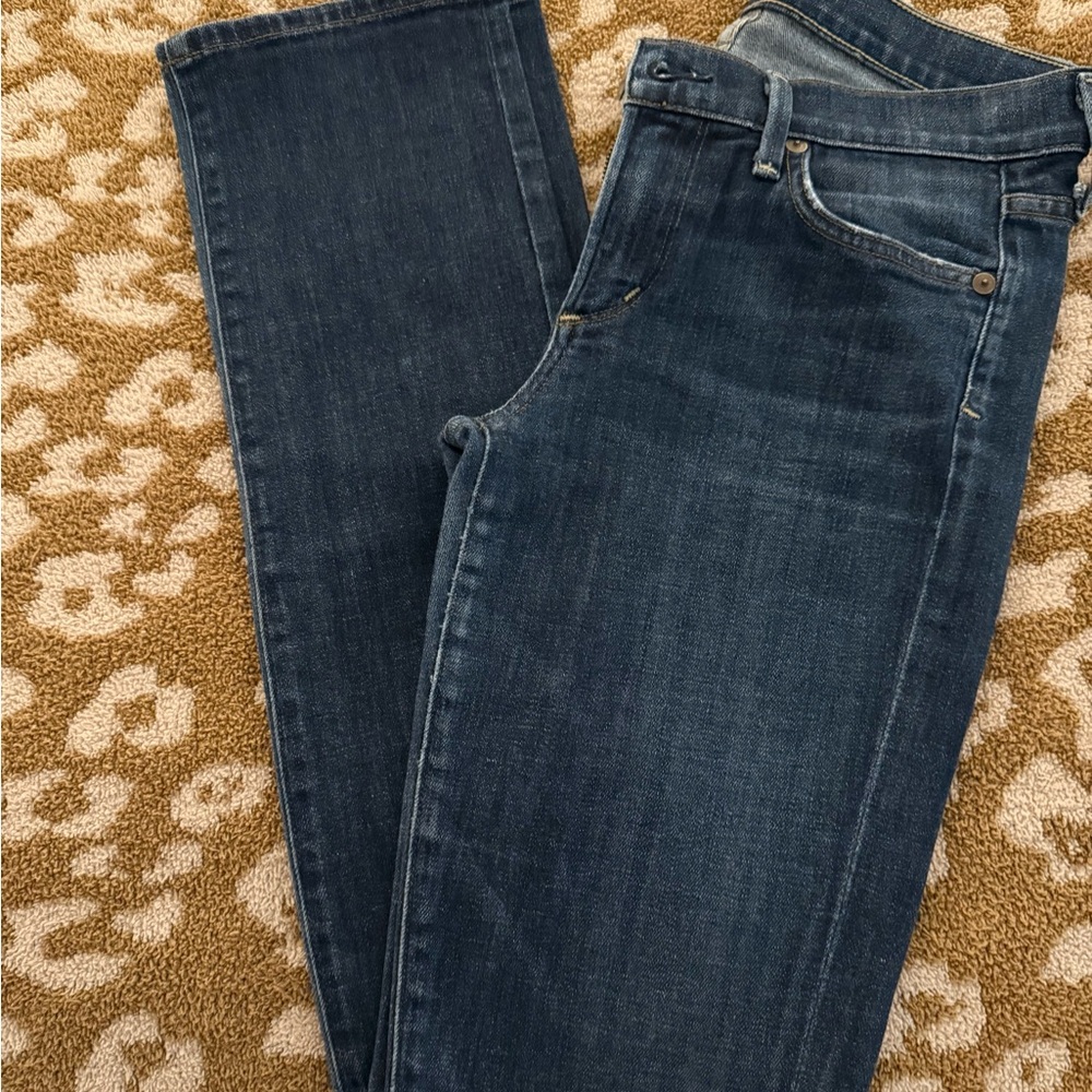 Citizens Of Humanity Dark Blue Boot Cut Jeans